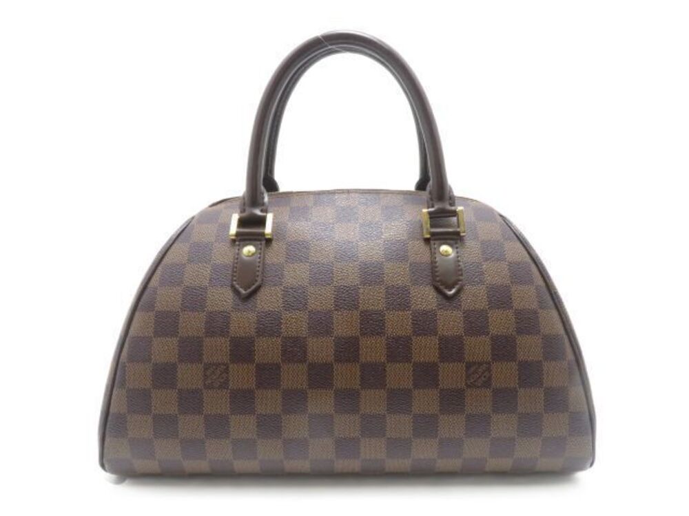 LOUIS VUITTON Bag Rivera Damier Handbag Canvas Brown